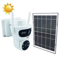 Cámara solar 4G doble lente con su panel solar